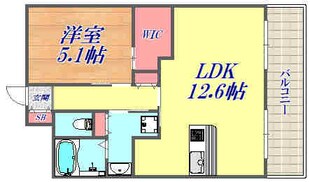 グリーンテラス尼崎の物件間取画像